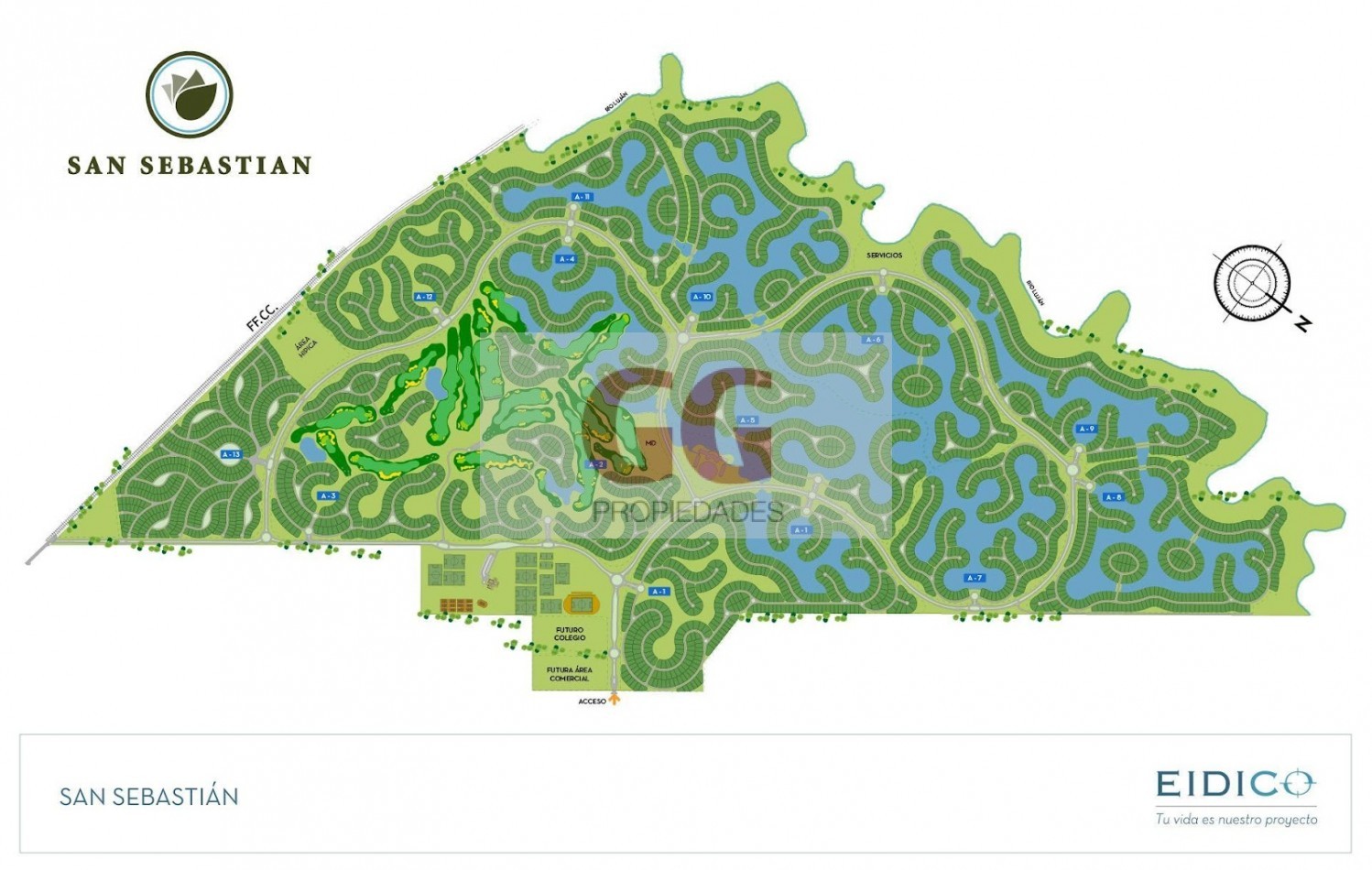 Casa a la Laguna en San Sebastian